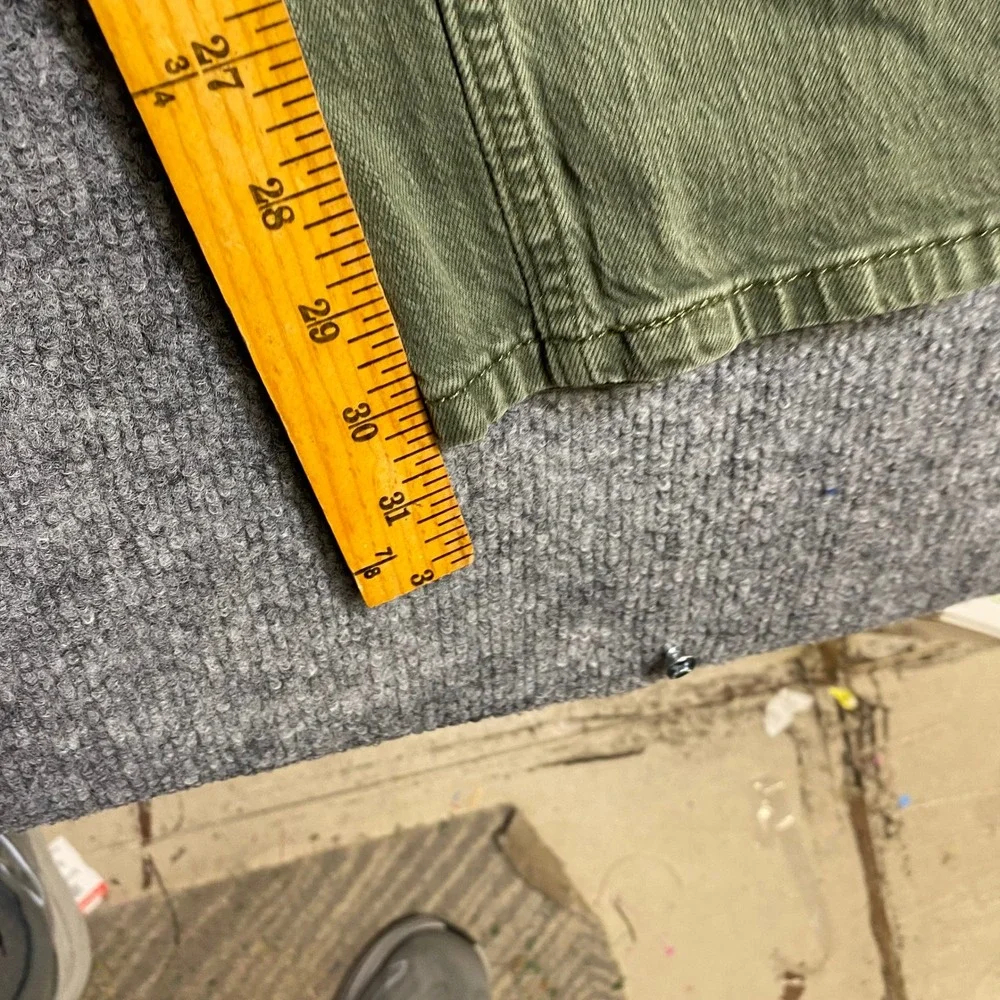 Levis 511 Slim Fit Jeans Mens 29x32 (Meas 28x30) Olive Green Denim 04511-5194‎